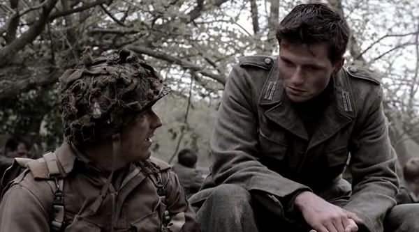 Private Mularkey and German solider on HBO Band of Brothers